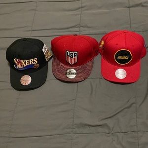3 SnapBack hats. $30 for all 3